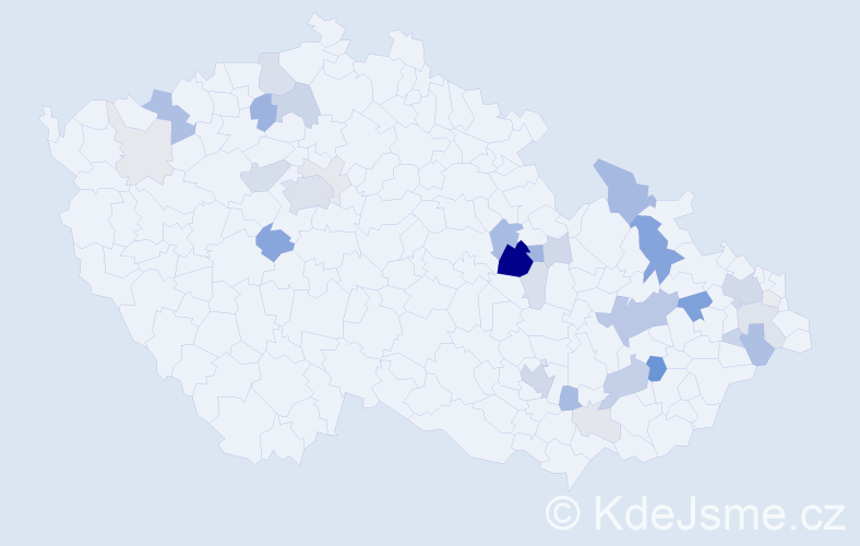 Příjmení: 'Rosypal', počet výskytů 121 v celé ČR
