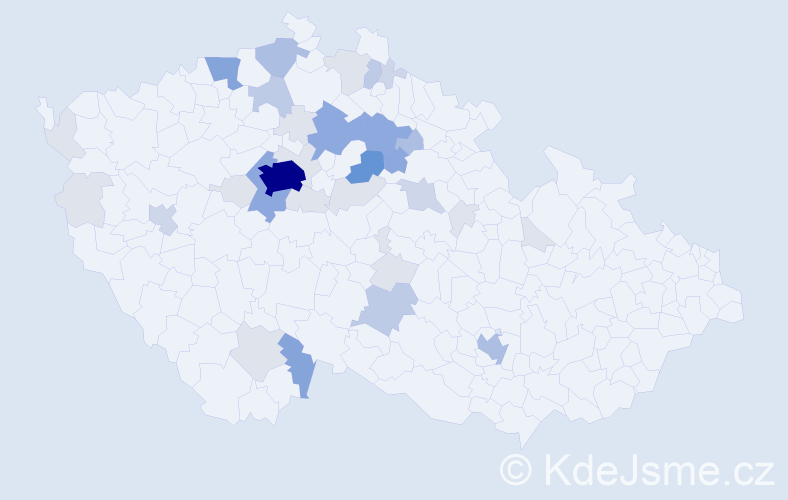 Příjmení: 'Libánská', počet výskytů 115 v celé ČR