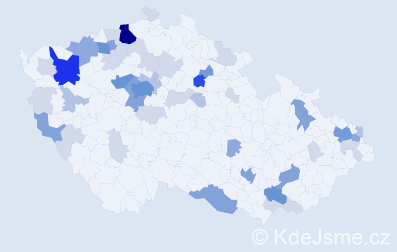 Příjmení: 'Škultéty', počet výskytů 138 v celé ČR