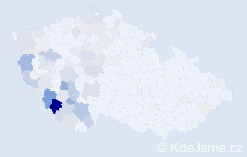 Příjmení: 'Kortus', počet výskytů 279 v celé ČR