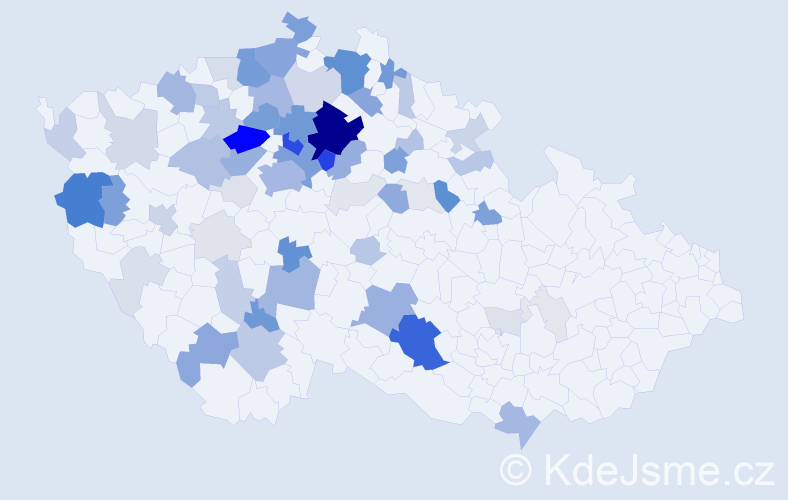 Příjmení: 'Mansfeld', počet výskytů 291 v celé ČR