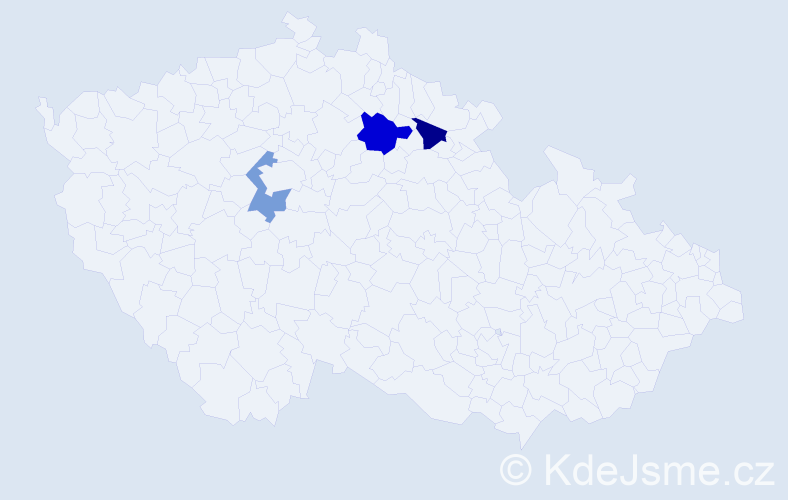 Příjmení: 'Skopár', počet výskytů 7 v celé ČR
