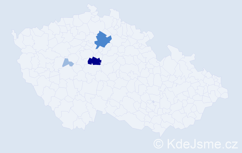 Příjmení: 'Motuz', počet výskytů 7 v celé ČR