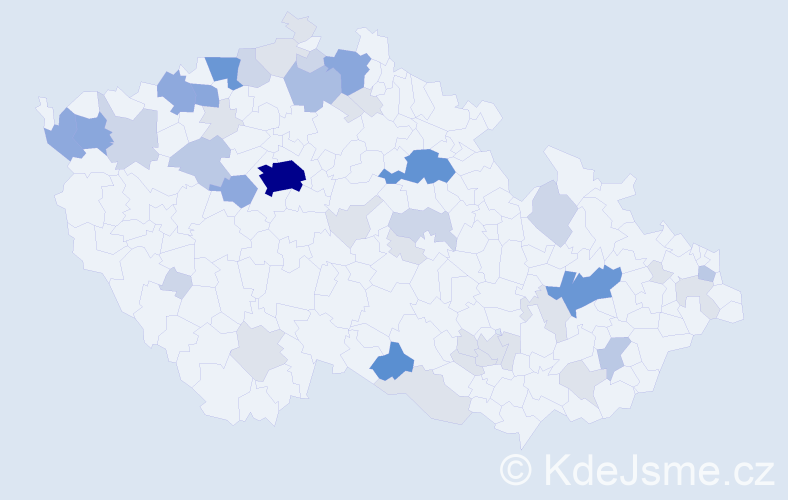Příjmení: 'Melzer', počet výskytů 146 v celé ČR