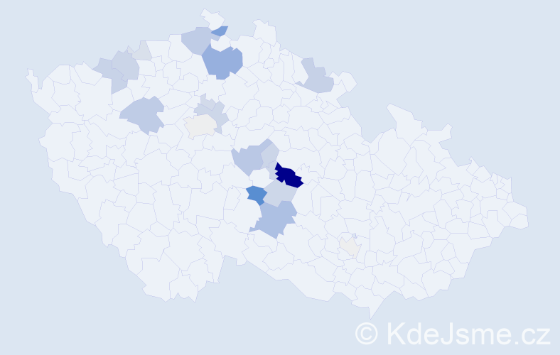 Příjmení: 'Venhauer', počet výskytů 62 v celé ČR