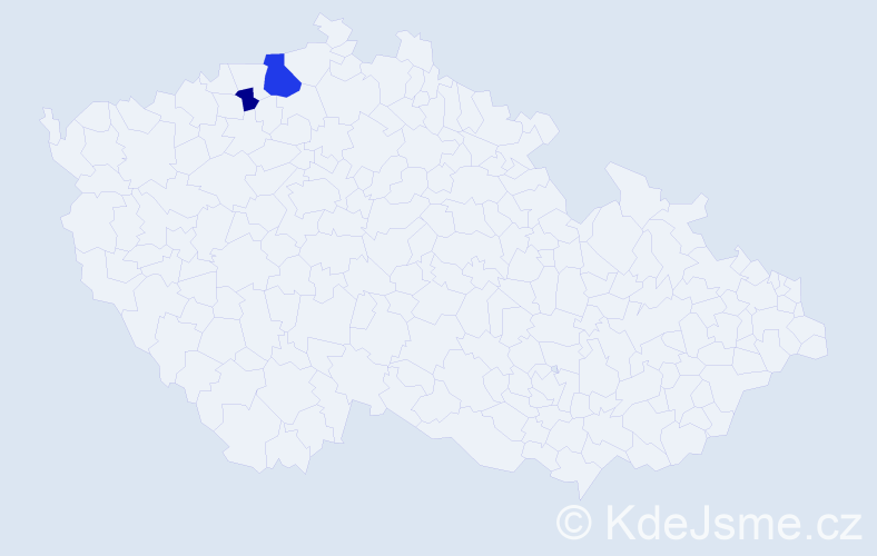 Příjmení: 'Pawisová', počet výskytů 4 v celé ČR