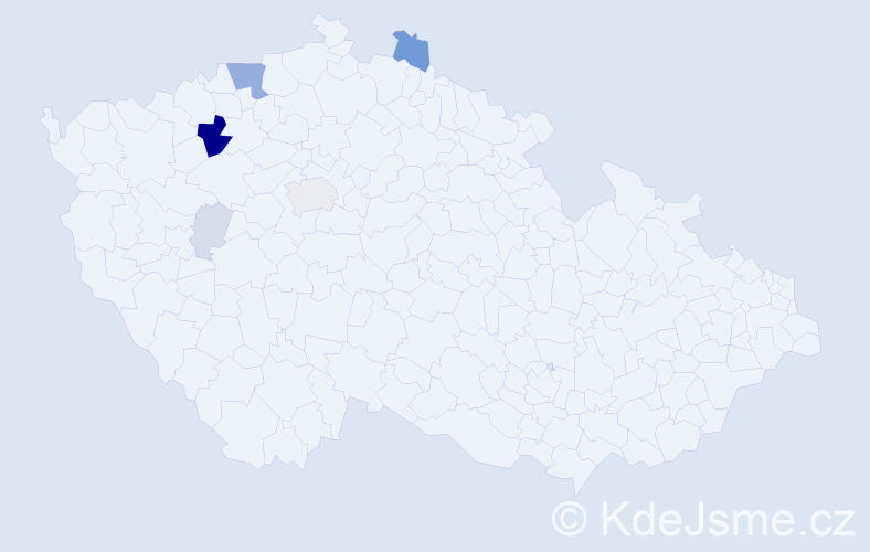 Příjmení: 'Weidisch', počet výskytů 23 v celé ČR