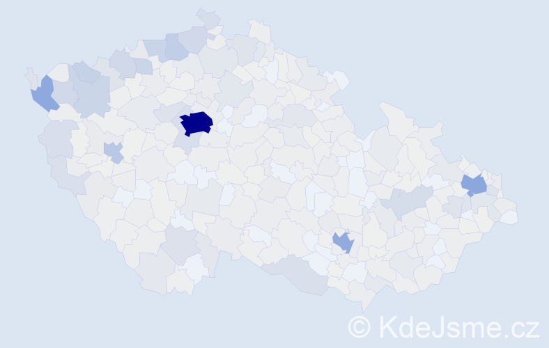 Příjmení: 'Nguyen', počet výskytů 1958 v celé ČR
