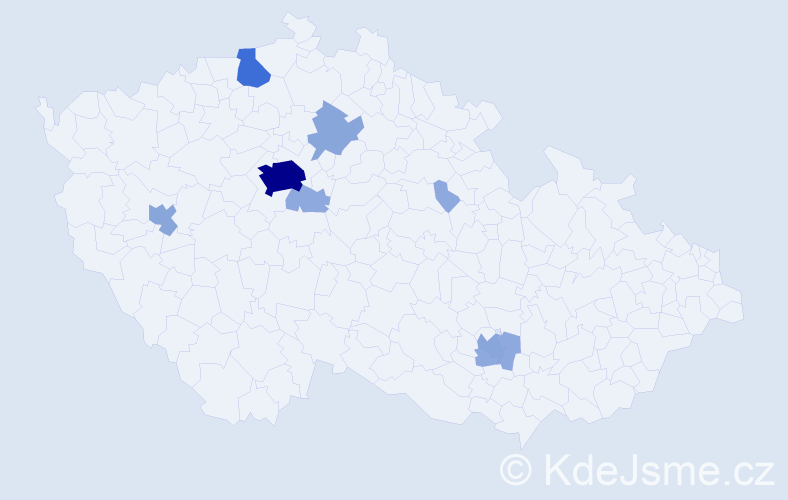 Příjmení: 'Getsko', počet výskytů 23 v celé ČR