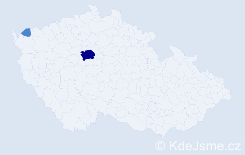 Příjmení: 'Horbenko', počet výskytů 4 v celé ČR