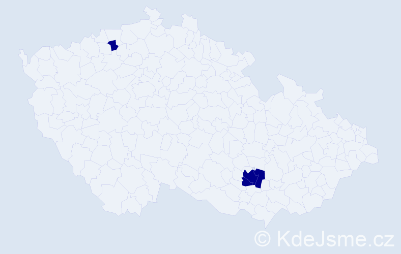 Příjmení: 'Dang Quynh', počet výskytů 3 v celé ČR