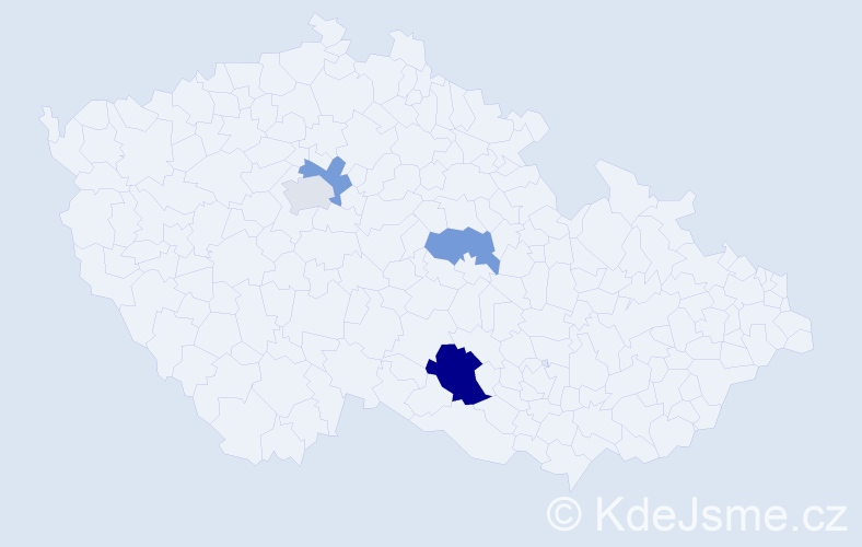 Příjmení: 'Ihnatolya', počet výskytů 6 v celé ČR