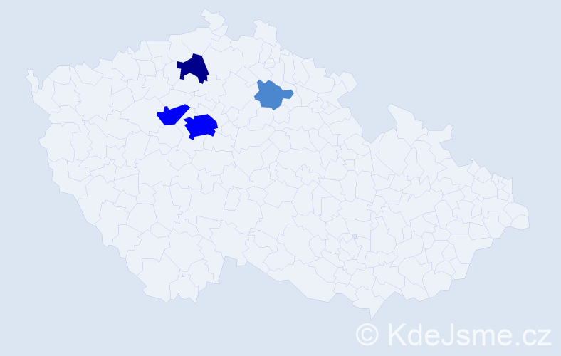 Příjmení: 'Libjak', počet výskytů 8 v celé ČR