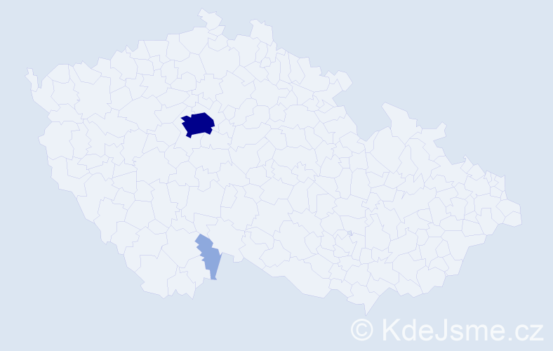 Příjmení: 'Haščynová', počet výskytů 6 v celé ČR