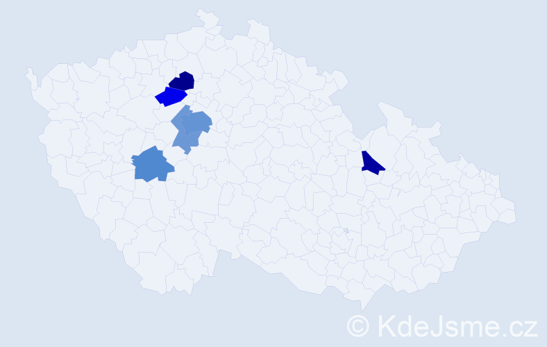 Příjmení: 'Dorohiy', počet výskytů 13 v celé ČR