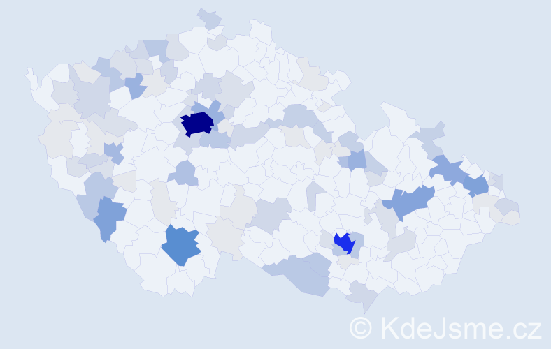 Příjmení: 'Lerch', počet výskytů 331 v celé ČR
