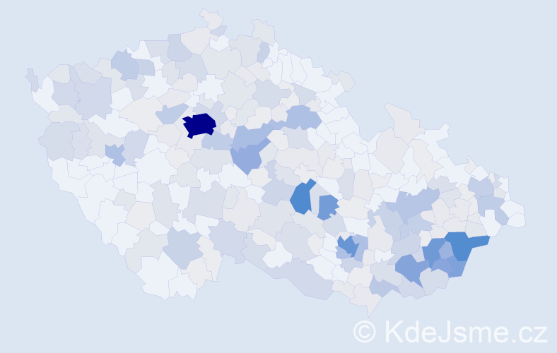 Příjmení: 'Zichová', počet výskytů 1006 v celé ČR
