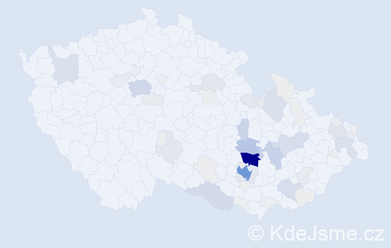 Příjmení: 'Skoták', počet výskytů 280 v celé ČR