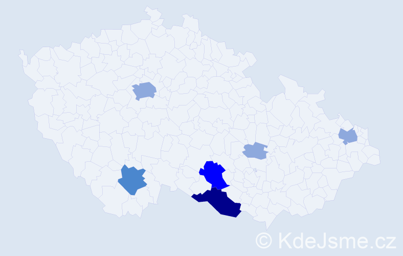 Příjmení: 'Eratová', počet výskytů 14 v celé ČR