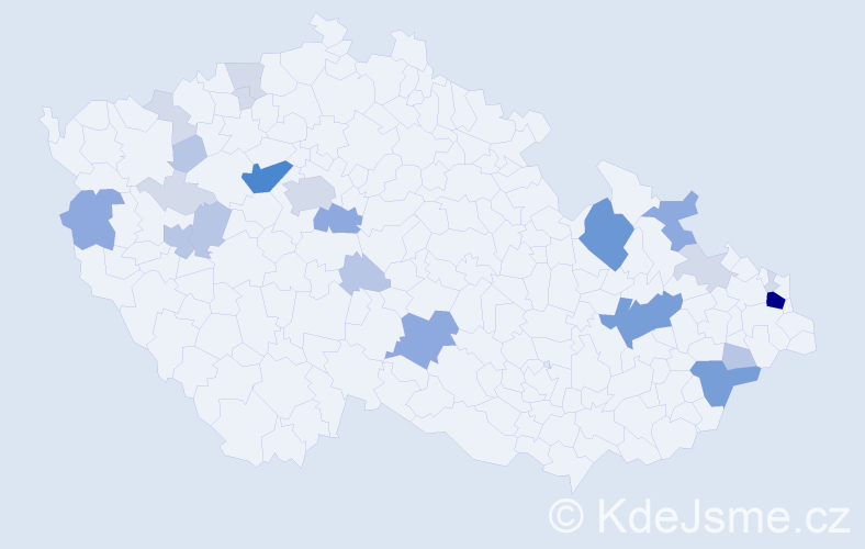 Příjmení: 'Schnaubeltová', počet výskytů 70 v celé ČR
