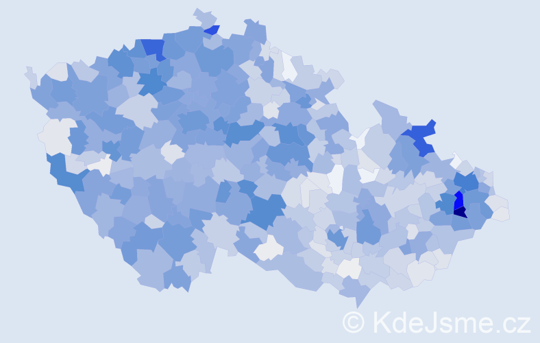 Příjmení: 'Holubová', počet výskytů 6674 v celé ČR