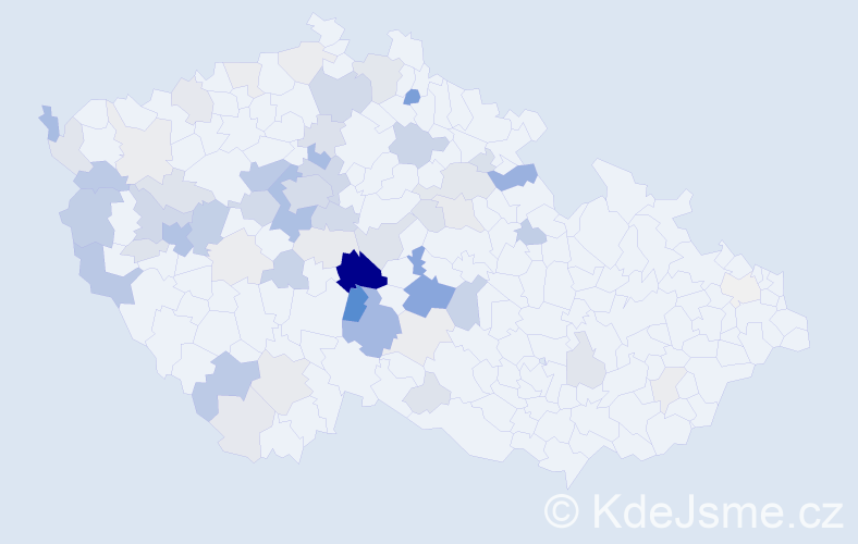 Příjmení: 'Kletečková', počet výskytů 248 v celé ČR