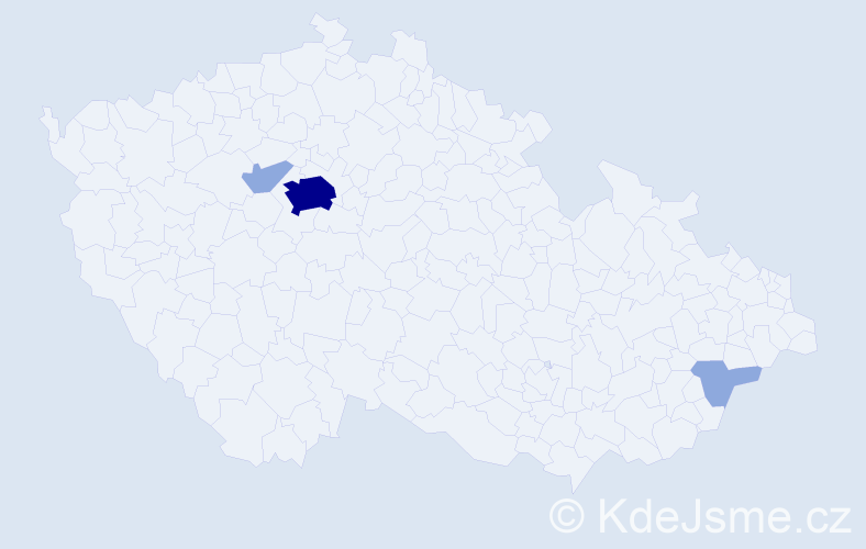 Příjmení: 'Felfel', počet výskytů 10 v celé ČR