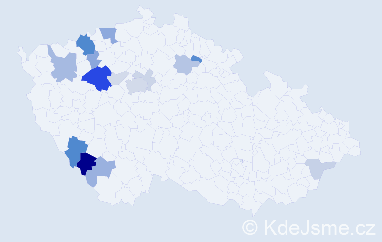 Příjmení: 'Labašta', počet výskytů 36 v celé ČR