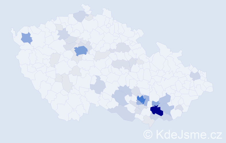 Příjmení: 'Goliášová', počet výskytů 178 v celé ČR
