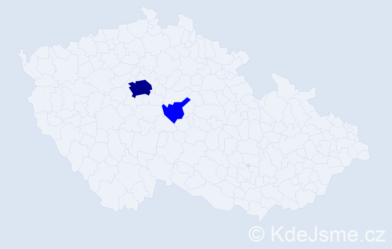 Příjmení: 'Krincwaygová', počet výskytů 3 v celé ČR