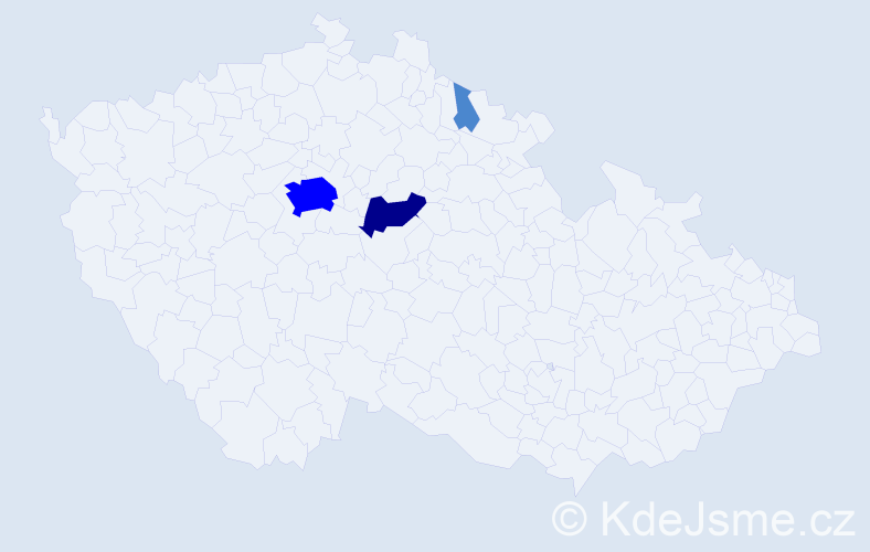 Příjmení: 'Lauschmannová', počet výskytů 6 v celé ČR