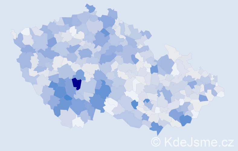Příjmení: 'Vlk', počet výskytů 3243 v celé ČR