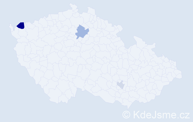 Příjmení: 'Iwanowski', počet výskytů 3 v celé ČR
