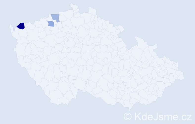 Příjmení: 'Wutschková', počet výskytů 3 v celé ČR