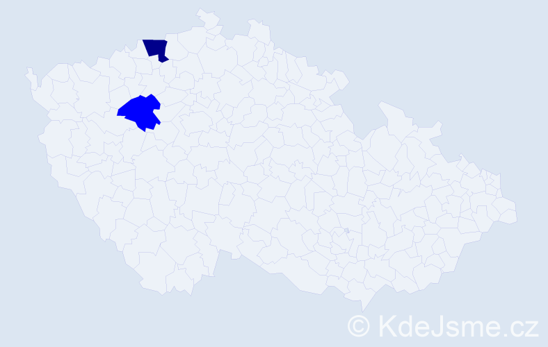 Příjmení: 'Bergerhofová', počet výskytů 3 v celé ČR