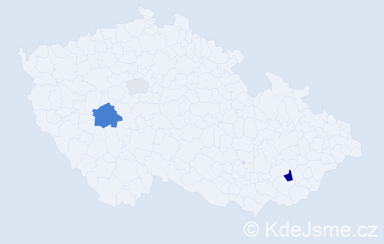 Příjmení: 'Condrea', počet výskytů 5 v celé ČR