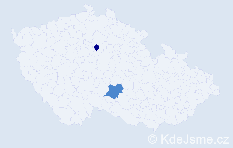 Příjmení: 'Rozumenko', počet výskytů 4 v celé ČR