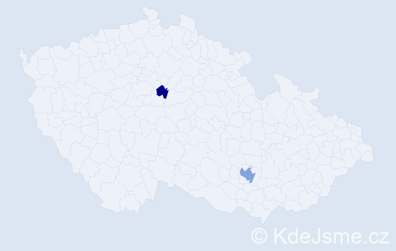 Příjmení: 'Ternerová', počet výskytů 4 v celé ČR