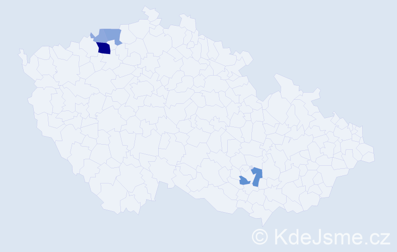 Příjmení: 'Remutová', počet výskytů 30 v celé ČR