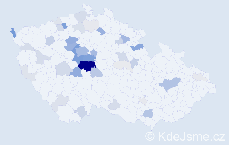 Příjmení: 'Padevět', počet výskytů 225 v celé ČR
