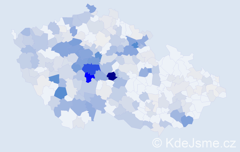 Příjmení: 'Rezek', počet výskytů 1107 v celé ČR
