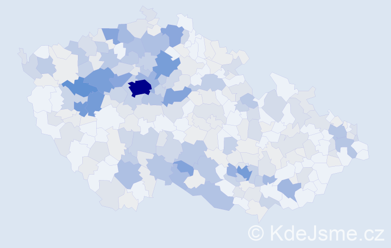 Příjmení: 'Blecha', počet výskytů 1252 v celé ČR