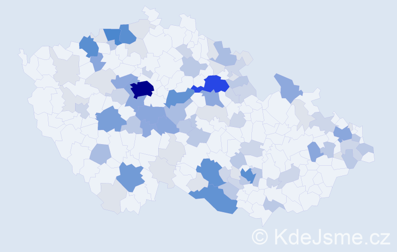 Příjmení: 'Buchalová', počet výskytů 305 v celé ČR