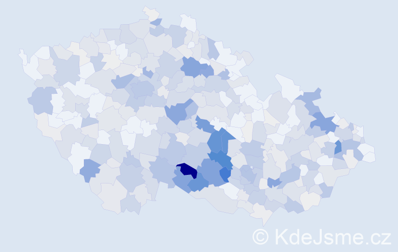 Příjmení: 'Chalupa', počet výskytů 2227 v celé ČR