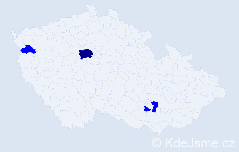 Příjmení: 'Matrosova', počet výskytů 4 v celé ČR