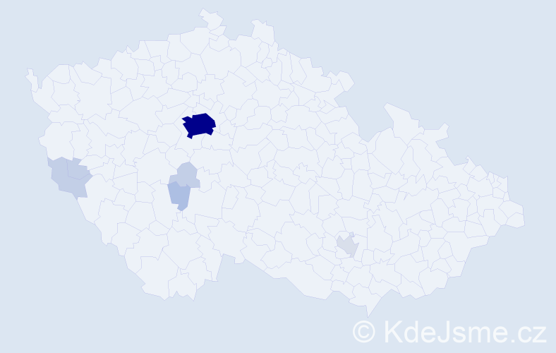 Příjmení: 'Fauknerová', počet výskytů 32 v celé ČR