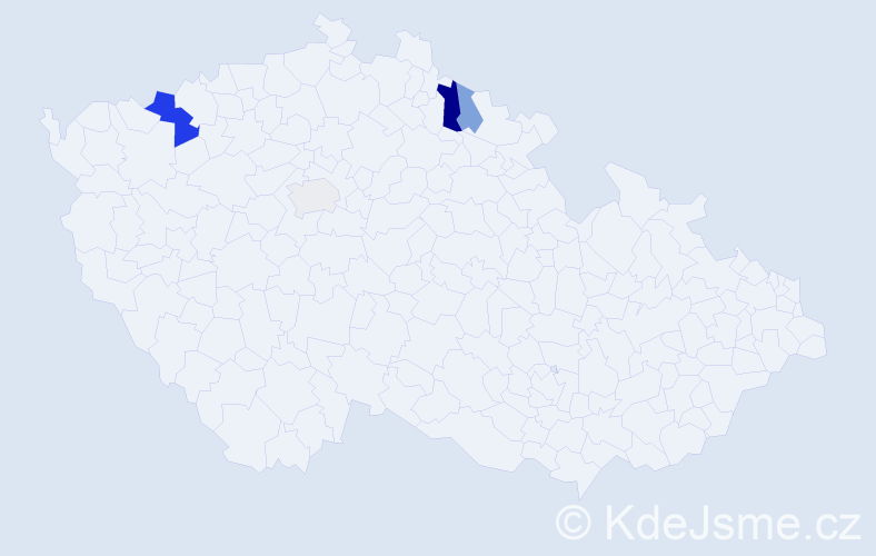 Příjmení: 'Marynková', počet výskytů 9 v celé ČR