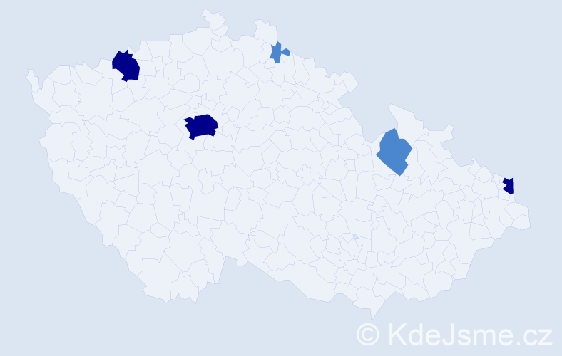 Příjmení: 'Klotáková', počet výskytů 11 v celé ČR