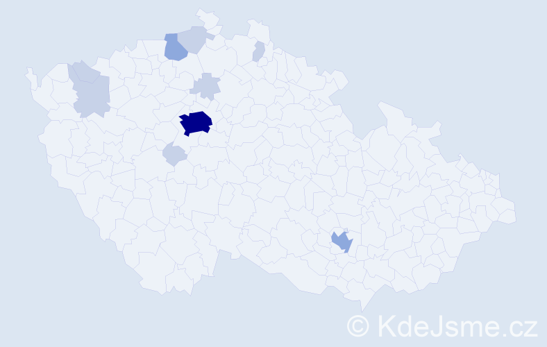Příjmení: 'Shcherbakov', počet výskytů 22 v celé ČR