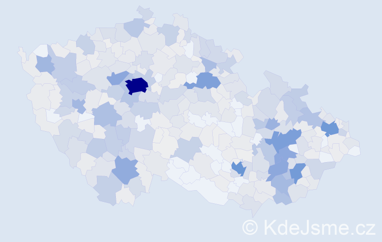 Příjmení: 'Petřík', počet výskytů 2280 v celé ČR